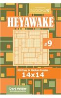 Sudoku Heyawake - 200 Easy to Medium Puzzles 14x14 (Volume 9)