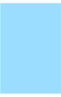 Journal Heavenly Blue Color Simple Plain Blue