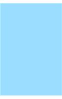 Journal Heavenly Blue Color Simple Plain Blue