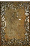 Monogram "q" Journal: (17 Monogram Rustic 365 Lined)