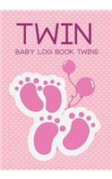 Baby log book twins Twin