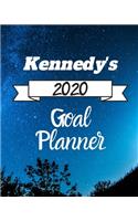 Kennedy's 2020 Goal Planner: 2020 New Year Planner Goal Journal Gift for Kennedy / Notebook / Diary / Unique Greeting Card Alternative