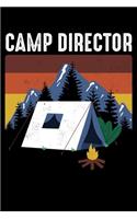 Camp Director: Camp Counselor Camp Director Summer Pine Lined Notebook Journal Diary 6x9