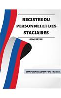 REGISTRE DU PERSONNEL et des stagiaires (En 2 parties)