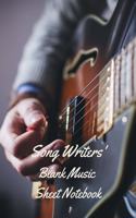 Songwriter's Blank Music Sheet Notebook