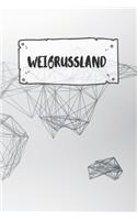 Weißrussland: Liniertes Reisetagebuch Notizbuch oder Reise Notizheft liniert - Reisen Journal für Männer und Frauen mit Linien