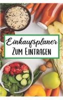 Einkaufsplaner Zum Eintragen