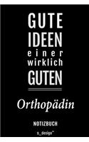 Notizbuch für Orthopäden / Orthopäde / Orthopädin