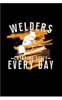 welders creating stuff every day: 6x9 WELDING - blank with numbers paper - notebook - notes