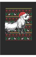 Ugly Christmas - Ferret: Dotted Bullet Notebook - Christmas Gift for Kids, Women, Men Girls And Boys