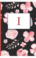 Monogrammed Journal Notebook - Letter I: Journal Notebook