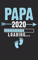 Papa 2020 Loading: Notizbuch/Tagebuch/Organizer/120 Karierte Seiten/ 6x9 Zoll