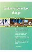 Design for behaviour change: A Clear and Concise Reference