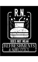 RN Does Not Mean Refreshments & Narcotics