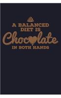 A Balanced Diet Is Chocolate in Both Hands
