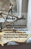 Wicca Spells: The Magick Occult Book of Spells: A Wicca Book of Protection, Money, Healing and Love Instant SpellBook with Rituals Recipes for Spellcasting and Gr