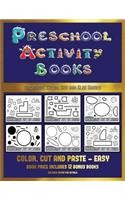 Preschool Color, Cut and Glue Games (Preschool Activity Books - Easy)