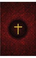 Monogram Christianity Notebook: Blank Journal Diary Log(39 Monogram Crimson 150 Lined)