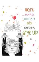 Work Hard Dream Big Never Give Up