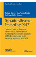 Operations Research Proceedings 2017