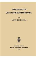 Vorlesungen Über Funktionentheorie