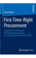 First-Time-Right Procurement