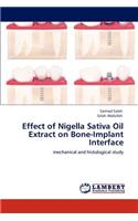 Effect of Nigella Sativa Oil Extract on Bone-Implant Interface