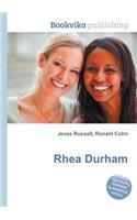 Rhea Durham: (English)
