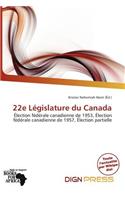 22e L Gislature Du Canada