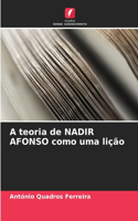 A teoria de NADIR AFONSO como uma lição