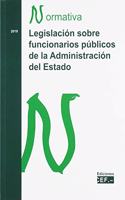 Legislacion sobre funcionarios publicos de la Administracion del Estado. Normativa 2019