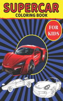 Supercar Coloring Book For Kids