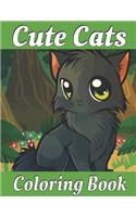 Cute Cats Coloring Book