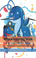 Whale coloring book