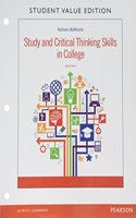Study & Critical Thinking Skills in College, Student Value Edition Plus Mylab Student Success--Access Card Package: Student Value Edition