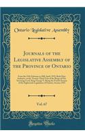 Journals of the Legislative Assembly of the Province of Ontario, Vol. 67: From the 15th February to 18th April, 1933, Both Days Inclusive, in the Twenty-Third Year of the Reign of Our Sovereign Lord, King George V; Being the Fourth Session of the E