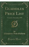 Gladiolus Price List