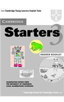 Cambridge Starters 3 Answer Booklet