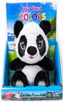 Animal Club Colors Board Book with Panda Plush