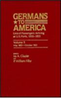 Germans to America, May 28, 1853-Oct. 24, 1853