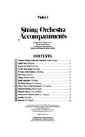 Violin I String Orchestra Accompaniments to Solos from Volumes 1 & 2: Violin