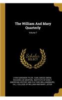 The William And Mary Quarterly; Volume 7