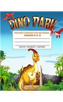 Primary Composition Notebook Grades K-2 Dino Park