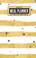 Bright Line Meal Planner Diet & Weight Loss Journal Food Log