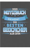 Dieses Notizbuch Gehört Dem Besten Geocacher Aller Zeiten: Punktiertes Notizbuch mit 120 Seiten zum festhalten für Eintragungen aller Art