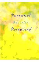Personal Security Password: Unique notebook for passwords with a unique interior, 297 passwords, 6x9 Password Book, Password Journal