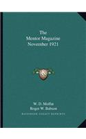 Mentor Magazine November 1921