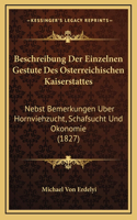 Beschreibung Der Einzelnen Gestute Des Osterreichischen Kaiserstattes