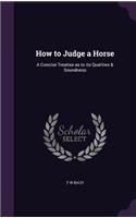 How to Judge a Horse