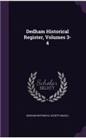 Dedham Historical Register, Volumes 3-4: (English)